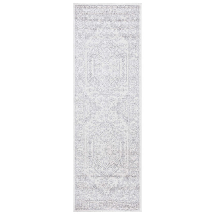 Tapis oriental ivoire / argenté Nuss