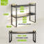 Tablette de rangement extensible et empilable
