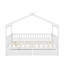 Full Size Wooden House Bed With Drawers-1894697744