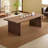 walnut solid wood end table-105833962