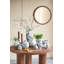 Jardinière en céramique blanche S / 2 avec rebords festonnés et motifs bleuets