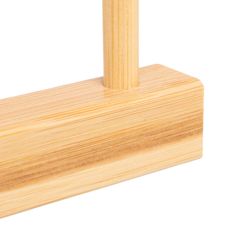 Présentoir en bambou avec 8 sections