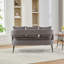 3 - Piece Upholstered Velvet Living Room Set With Metal Legs-175566982