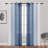 2 Panels Ombre Sheer Curtains - Faux Linen Gradient Drapes Semi Voile Bedroom and Living Room Curtains-4019759-4019743