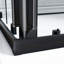 Cabine de douche carrée encadrée l 36 "x P 36" x H 72 "