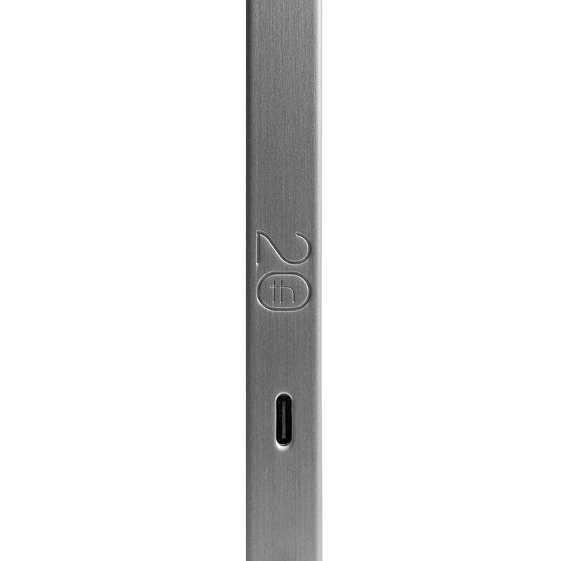 Z-Bar PRO LED Desk Lamp Gen 4 with Desk Base, 15.8" H x 32" W x 8.8" D, Brushed Aluminum