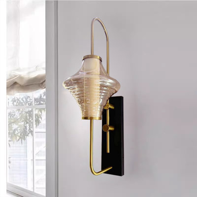 LED Amber Ribber Glass Wallchiere Light