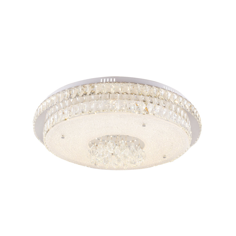 Plafonnier encastré à del 1 lumière à cercle de 26 po Whipe