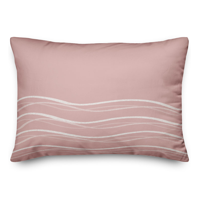 Coussin Striped, Rose