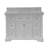 Fossen 48" Single Bathroom Vanity with White Cabinet and Carrara Marble Countertop-680137443-789030485