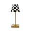 Courtly Check LED Rechargeable Cafe Table Lamp