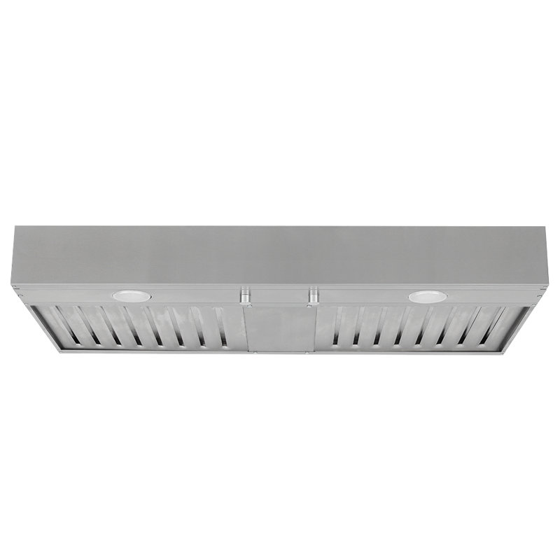 Hotte avec conduit 1250 Premier Copper Products avec lumière incluse