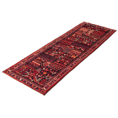 Hand Knotted Anadol Dark Navy Wool Rug 3'3" x 9'0"