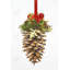 Christmas Pine Cone - Red Scandinavian Canvas Home Decor