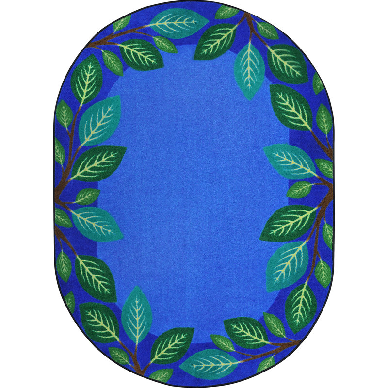 Tapis Breezy Branches par Joy Carpets, Ovale 7 pi 8 po x 10 pi 9 po