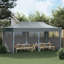 Vidaxl Foldable Tent Pop-Up With 4 Side Walls Outdoor Party Tent Garden Gazebo-125169128