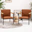 Marsworth Faux Leather Armchair-378073761