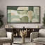 «Mid Century Modern Abstract Shapes», impression sur toile encadrée surdimensionnée-111652812-111652811