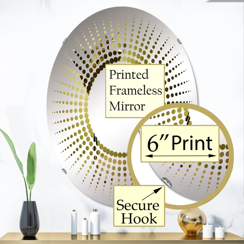 Wall Mirror, Drinkware Green Traditional, 36" x 24", Martini Glass Mystery