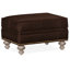 Repose-pieds rectangulaire en cuir véritable 26 "West-200868041-200868229-200869314