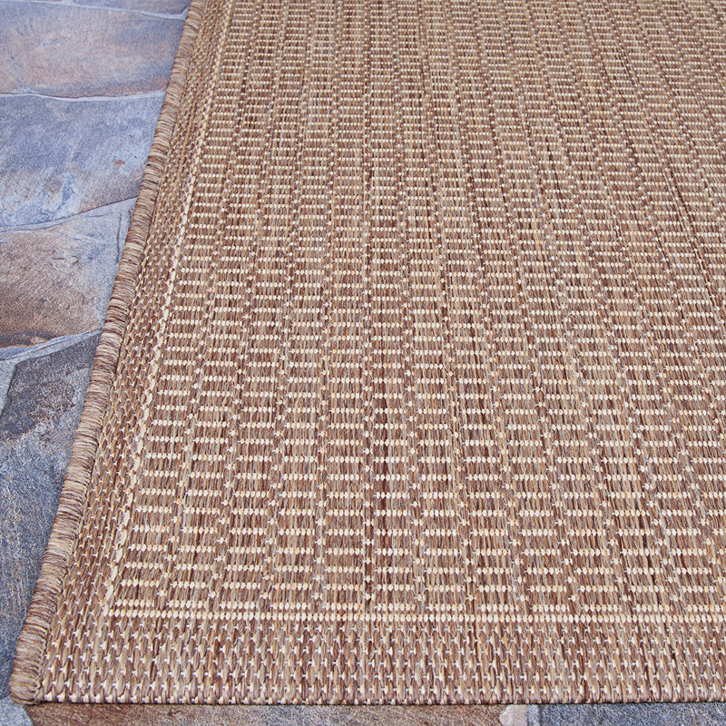 Tapis brun clair brun clair Fierce, Rectangle 8 pi 6 po x 13 pi