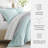 7-Piece Reversible Bedding Bundle - Solid Comforter and Patterned Sheet Set-99311809-99311801