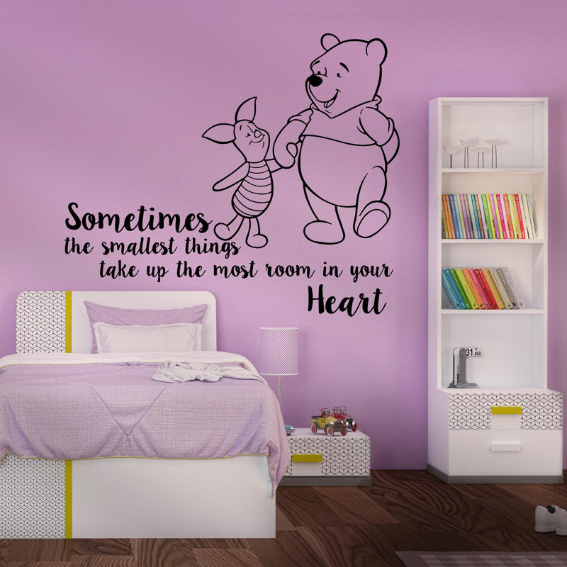 Décalcomanie murale winnie classic the pooh chambres, Noir