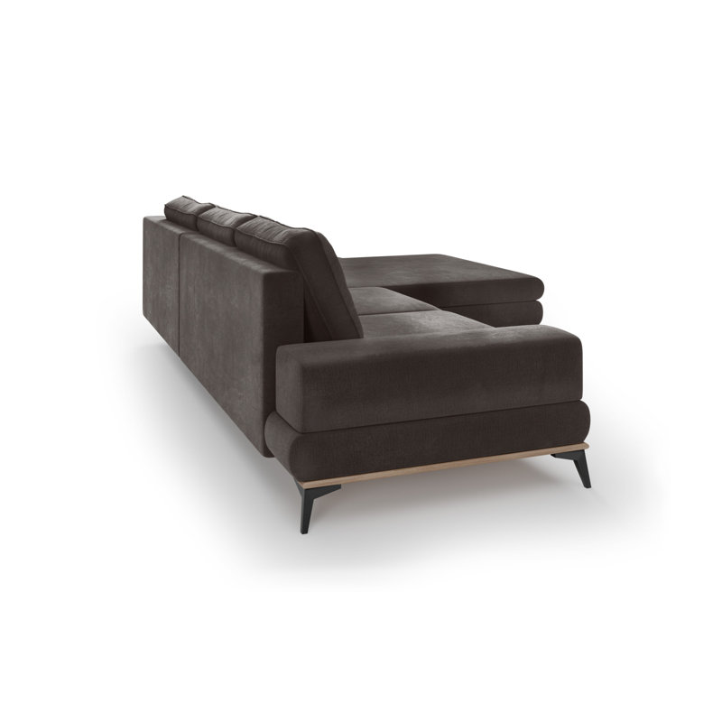 Cuiksa 5 Seater Sofa Bed, Right Hand Facing, Brown