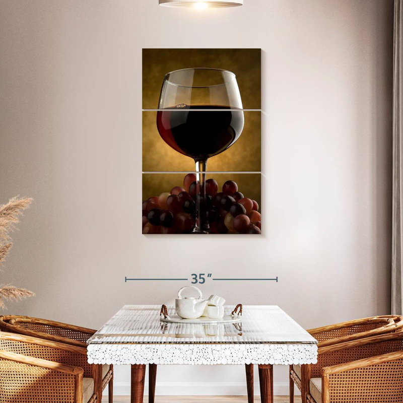 Yarlin Delicious Red Wine, 45" H x 28" W