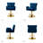 Theo Swivel Adjustable Height Bar Stool-59920300