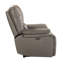 Fauteuil inclinable électrique en cuir véritable Carrina-216108346