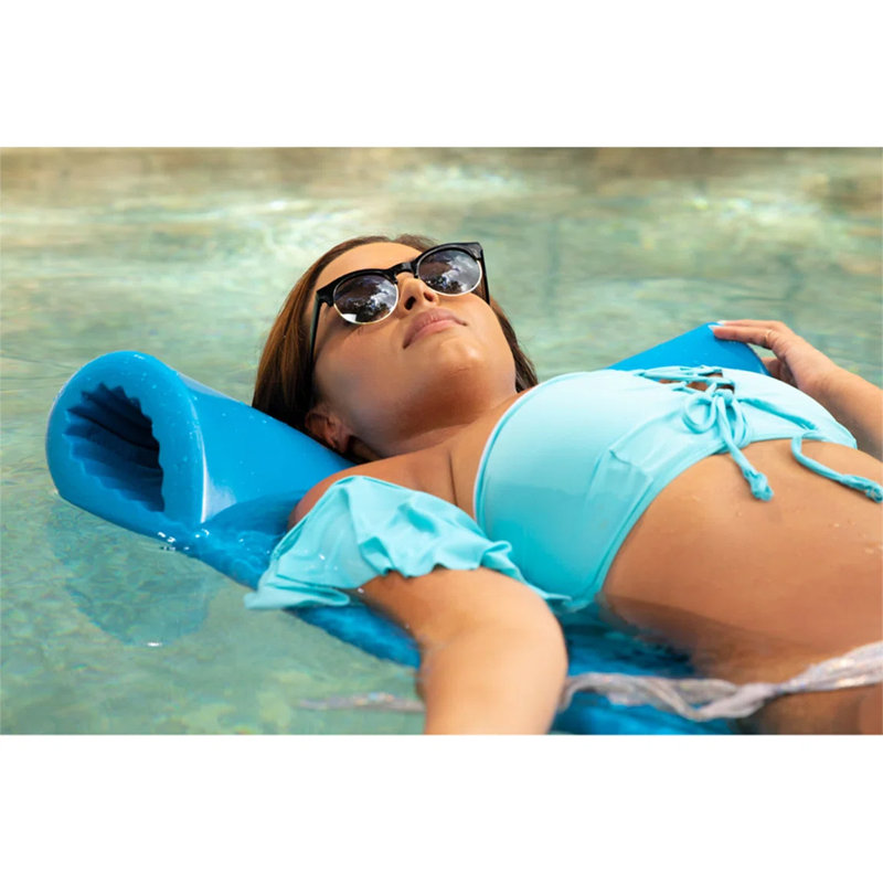 TRC Recreation Serenity 1.5" Thick Vinyl Swimming Pool Float Mat, Pink