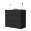 Commode 3 tiroirs Wenge