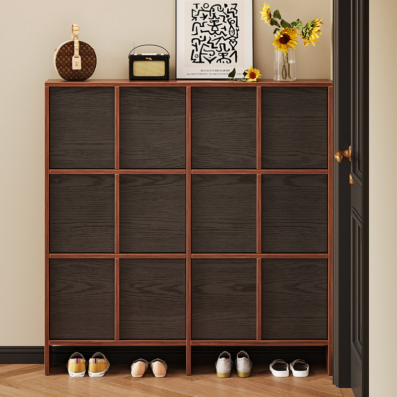 Armoire de rangement pour chaussures Pine Hall, H 49,21 po x l 55,12 po x P 8,66 po