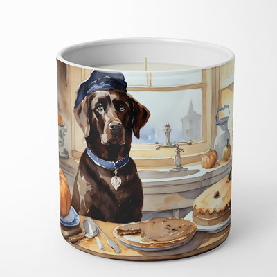 Caroline's Treasures Pumpkin Pie Scented Tumbler Candle With Ceramic Holder In Multi Color;multi Color