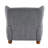 Caden Mid-Century Modern Bouclé Wingback Club Chair with Rounded Legs-890028066