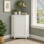 Armoire de rangement de coin triangulaire avec tablette réglable-179248427