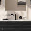 Ensemble de meuble-lavabo mural noir 48 po avec comptoir Cascade-923974280-923974283-923974516
