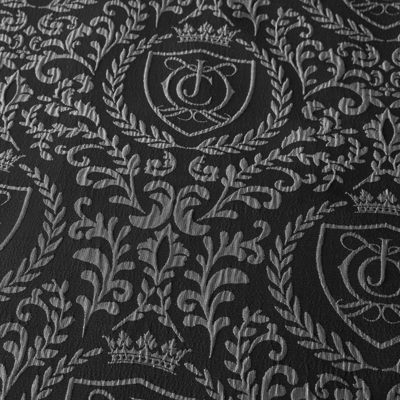 Juicy Couture Dovona Comforter Sets, King Comforter + 2 King Shams, Black