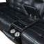 Hayden Black Dual Power Reclining Sectional Sofa