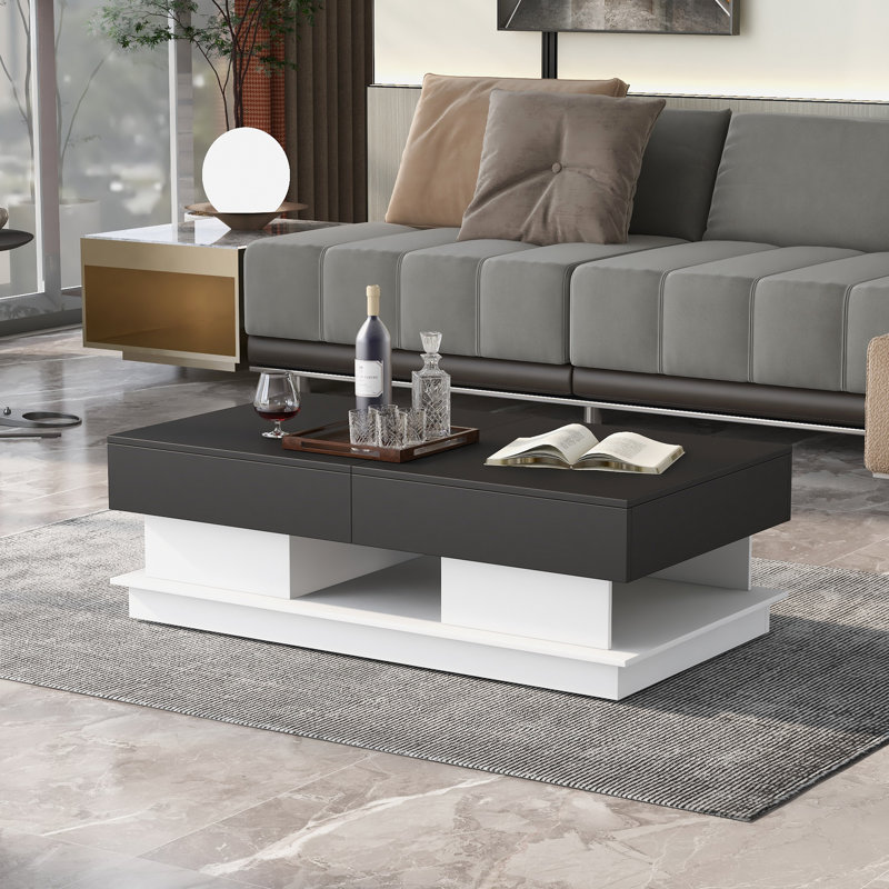 Ashlen Floor Shelf Coffee Table with Storage