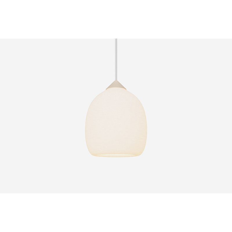 Gulp Pendant Light, 12.5'' H x 6.97'' W x 6.97'' D, Smoke, Black