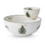 Christmas Tree TIERED CHIP AND DIP 10"