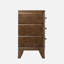 Table de chevet 3 tiroirs Burl Oak-122481404