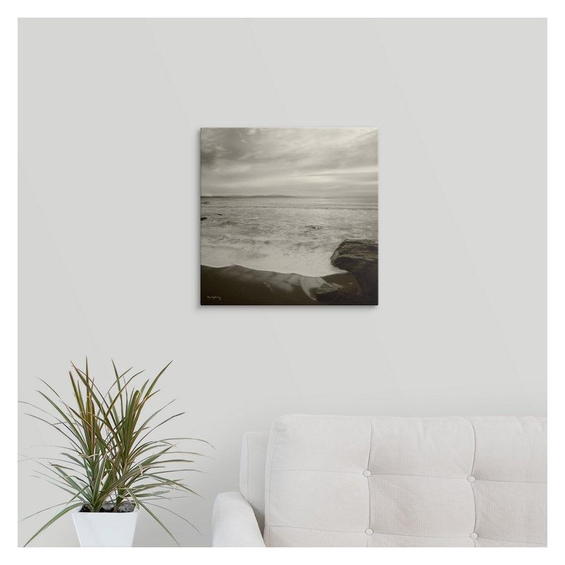 «Tides and Waves Square II» par Alan Majchrowicz, impression, H 35 po x l 35 po x P 1,5 po, Toile