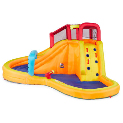 Banzai Kids Inflatable Outdoor Lazy River Adventure Water Park Slide and Pool
