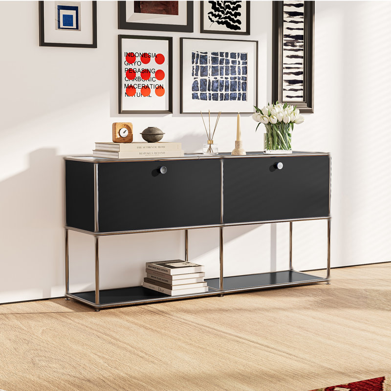 Modern Storage Cabinet Free-standing Storge Organizer For Living Room Bedroom Home Office