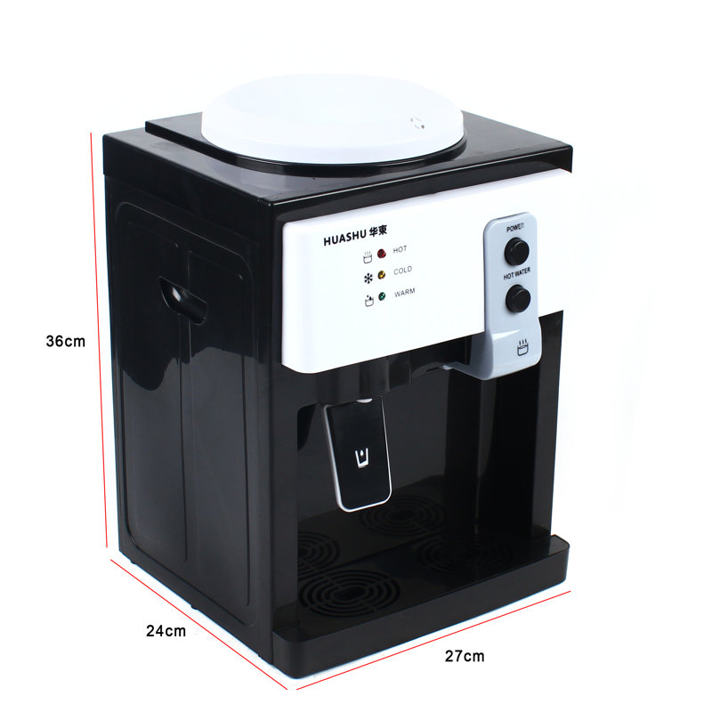 Countertop Top Loading Electric Water Cooler Hot and Cold