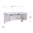Wall Mount Ledge W/ Vanity Mirror - Transitional Style