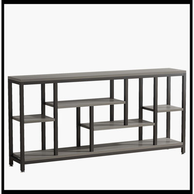 Table console 70,9 po avec tablettes de rangement